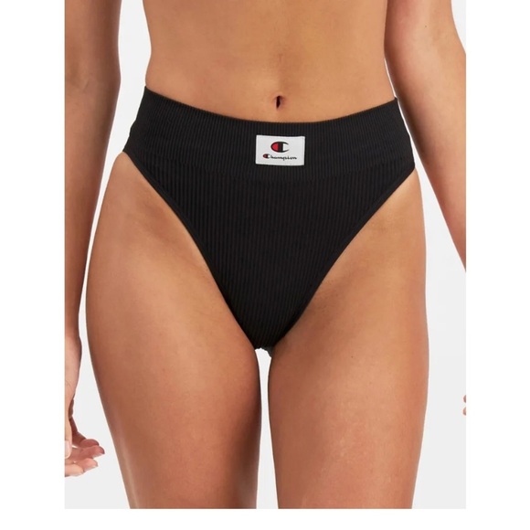 CHAMPION SEAMLESS HIGH RISE BIKINI & TOP - GRAY SIZE SMALL (NEW WITH TAGS) - Picture 9 of 12